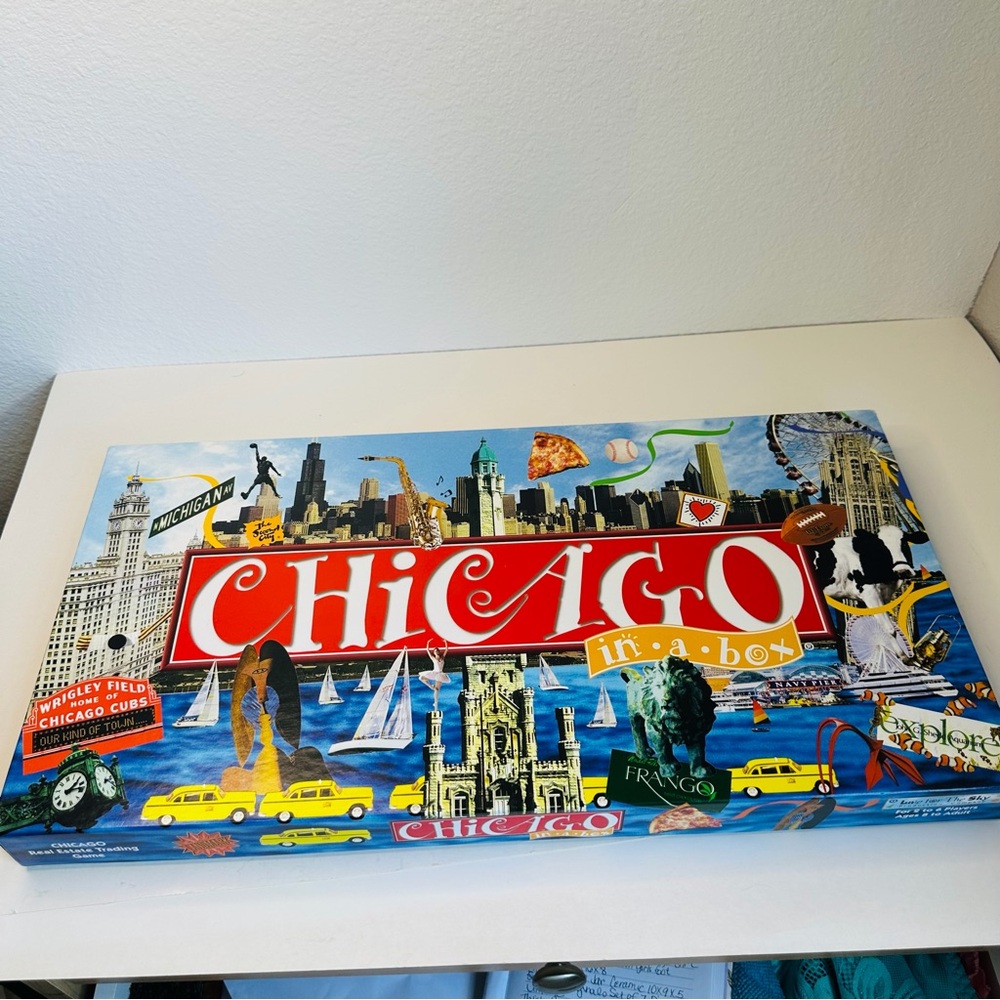 Chicago In A Box Board Game Late For The‎ Sky Real Estate Trading Game